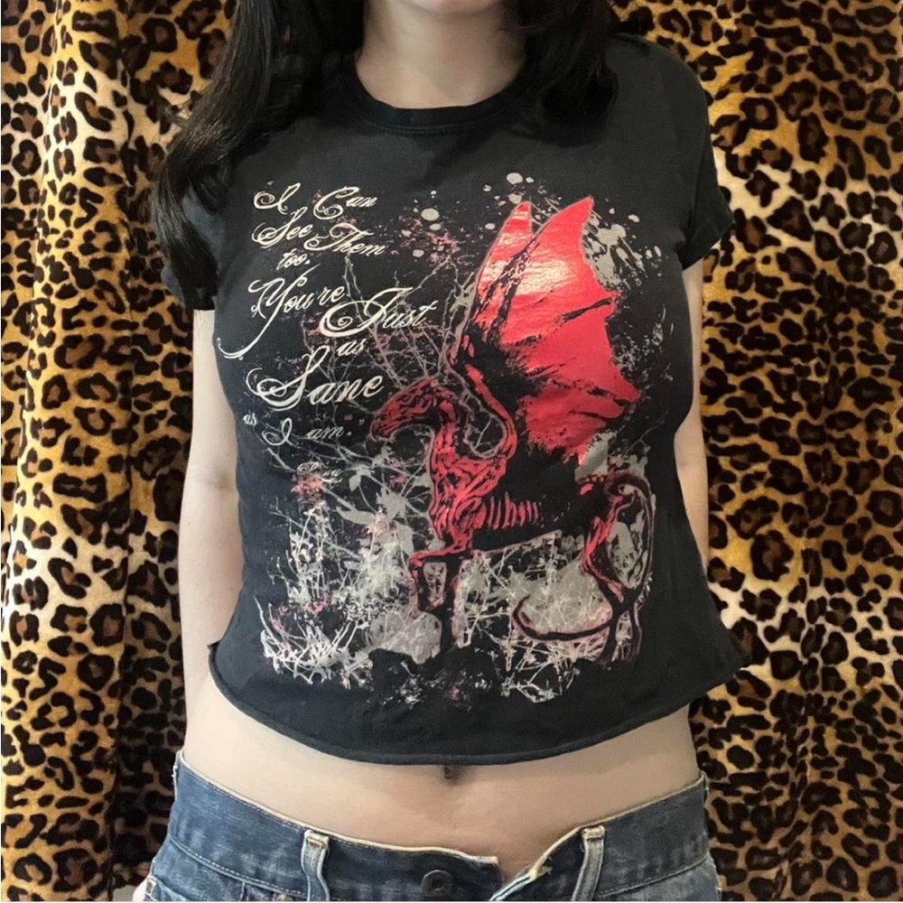 Black and Red Harry Potter Graphic Tee